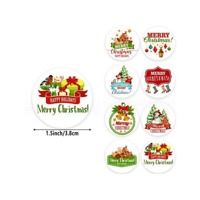 Lot De 500 étiquettes De Noël – Étiquettes Cadeaux