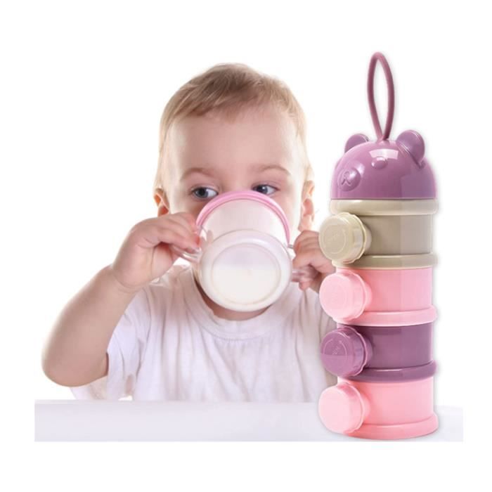 Distributeur de lait en poudre avec 4 couches pour bébé
