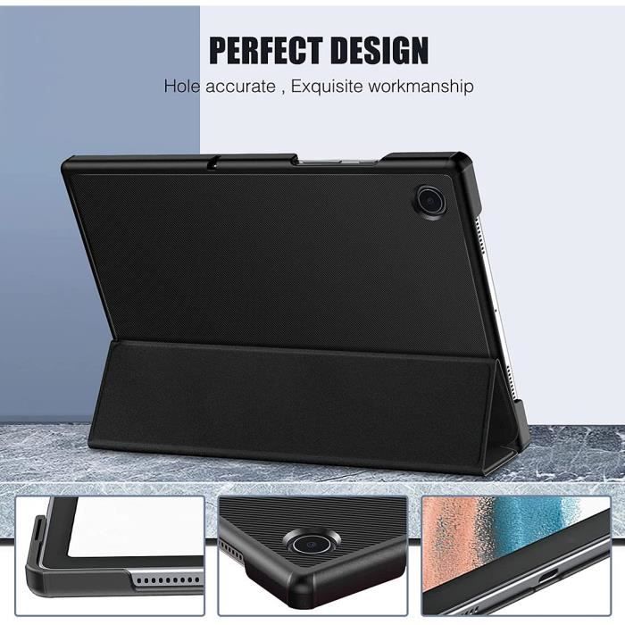 We - WE Etui antichocs pour Samsung Galaxy Tab A8 10.5 (2021) avec poignée  rotative, porte-stylet, protection écran, fonction support, bandoulière -  Noir - Housse, étui tablette - Rue du Commerce