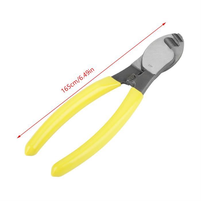 Knoweasy Coupe-câble et coupe-fil à cliquet fonctionne pour les câbles