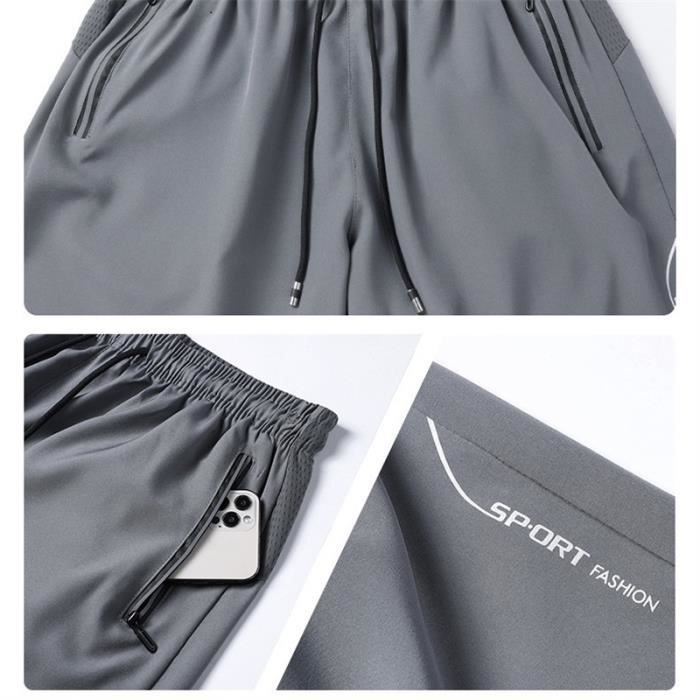 Pantacourt running sale homme