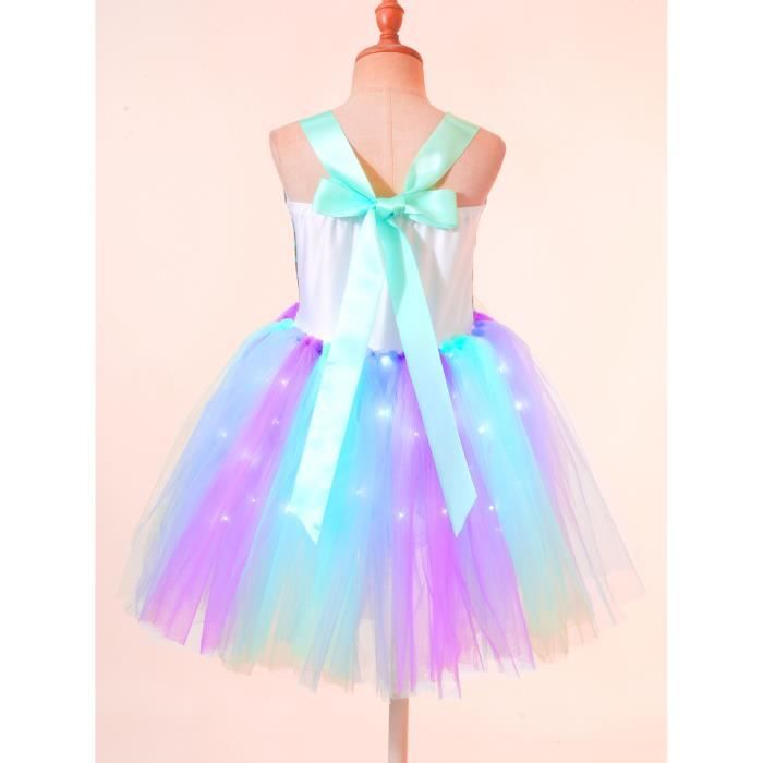 Robe Fille Courte Manches Lumineuse Hanna Andersson Taille 100 (3-4-5 Ans) - Multi-couleur