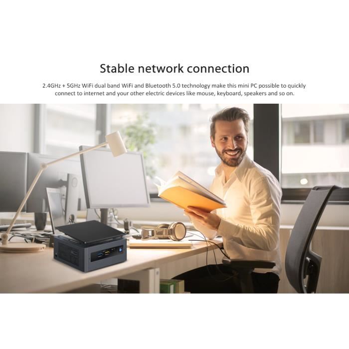 Mini PC Windows 10 4k-Intel NUC8i7BEH Core i71