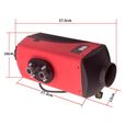 Chauffage Vehicule Diesel 12V 5000W LCD Monitor Air Fuel Heater Chauffage d'appoint pour Car Truck Bus Boats Trailer-2