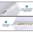 YYV Thermomètre médical en verre à mercure, mesure de la température corporelle pour bébé adulte, paquet de 2-2