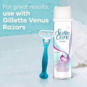 Pack Starter Rasoir Gillette Venus Satin Care + 2 Lames - Rasoir Femme Pour Peau Et Poils Pubiens