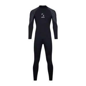 VFIDPSU Combinaison De Plongée Intégrale Femme – Néoprène, Protection Méduses, Cagoule, Pour Snorkeling Et Surf (Color 1, XL)