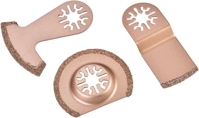 Lot De 6 Lames De Scie Oscillantes Universelles En Carbure, Multi Lot De 6 Lames De Scie Oscillantes Universelles En Carbure, Multi