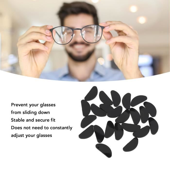 Plaquettes de nez adhésives pour 20 paires de plaquettes nasales en Silicone