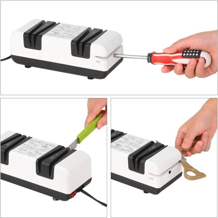 Affûteur De Couteaux électrique Entièrement Automatique - Appareil De Cuisine Rapide Et Efficace Pour Affuter Les Couteaux 92640413