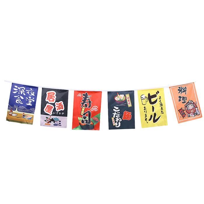 DRAPEAUX DE STYLE japonais bannière publicitaire signe banderoles EUR