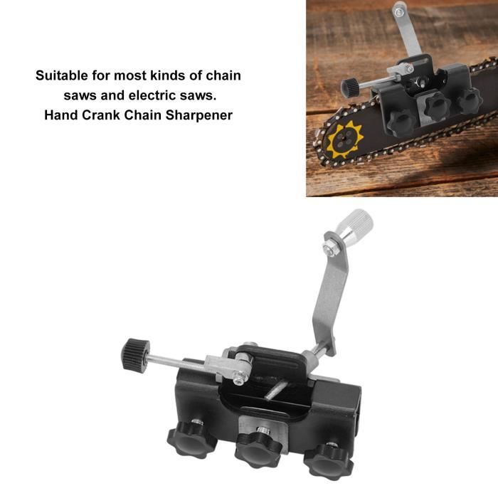 Affuteuse Chaîne Tronçonneuse 3PCS Ultra-Rapide - Kit Aiguisage Précis Pour Bûcherons Et Usage Pro