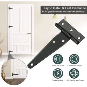 Lot De 6 Charnières De Gouttière Pour Bec De Descente – Convient Pour 2 X 3 3 X 4 5 Pouces 6 Pouces Ajustement Universel Avec Vis 91493028