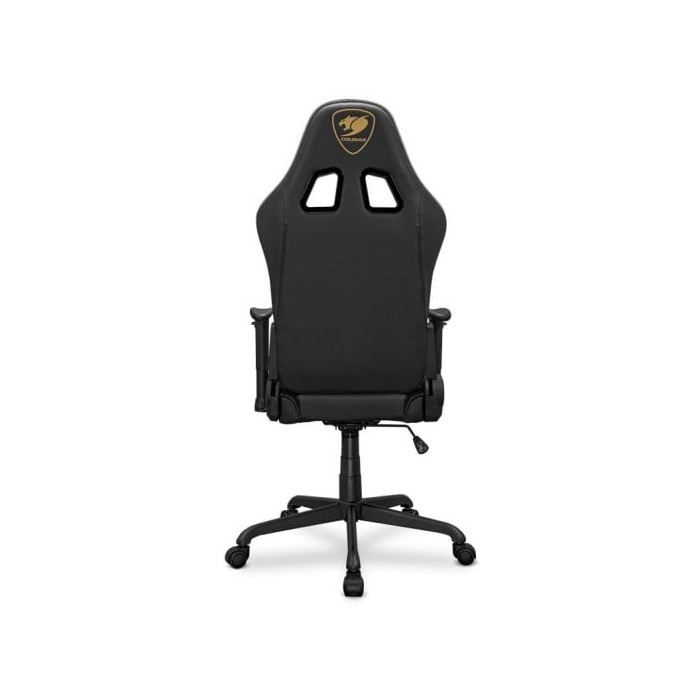Chaise Gaming Cougar Terminator Elite Gold - Accoudoirs 4D, Dossier Réglable - Noir Et Doré - Ergonomie Premium