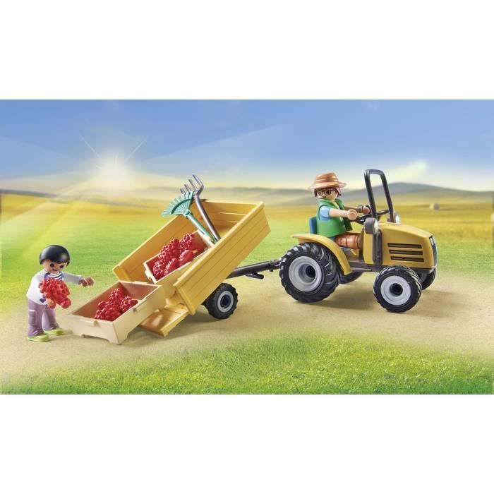 Agriculteur Avec Tracteur - 4143