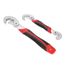 2PCS Multi-fonction Universel Réglable Clé Dynamométrique Clé Set Quick Snap
