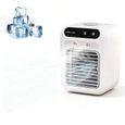 Ventilateur climatiseur portable, 2-en-1 refroidisseur/humidificateur, nano brume, 20dB, USB-C, autonomie 10h Cuneary