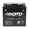 Batterie Kyoto pour Moto Yamaha 1000 FZS Fazer 2001 à  2005 YT14B-BS SLA / 12V 12Ah-0