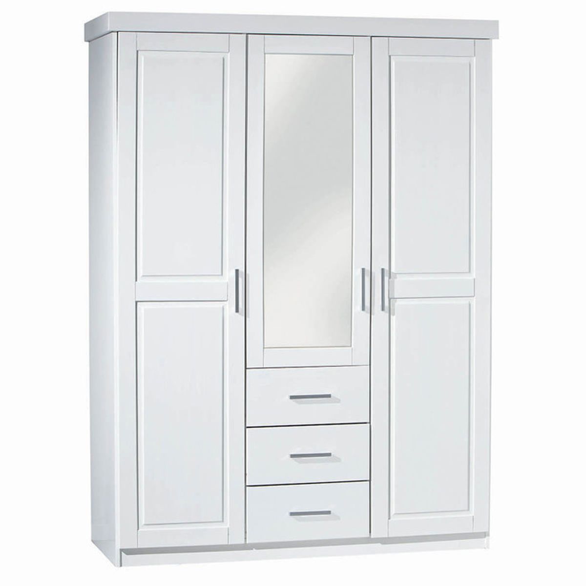 Alaska Armoire 3 Portes 1 Miroir Achat Vente Armoire De