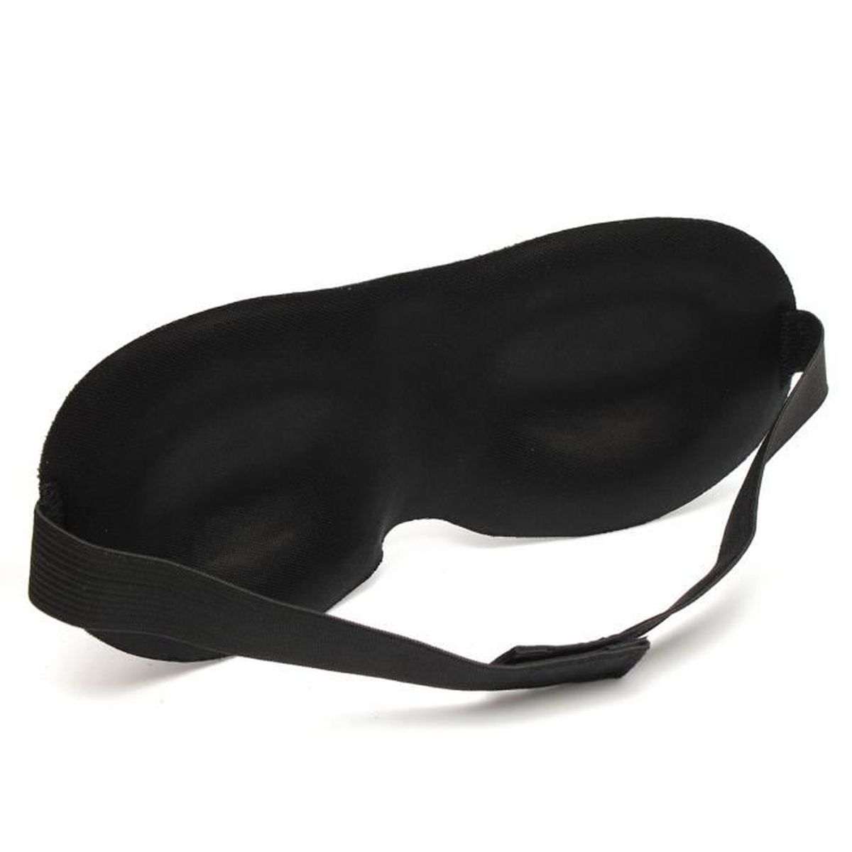 Masque De Sommeil En Satin - Lot De 2 Bandeaux Yeux Noir/violet, Léger Et Confortable, Pour Bien Dormir