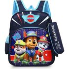 IHABOR Sac à Dos Pat Enfant, Sac à Dos Cartable Garcon Sac à Dos Enfant pour Ecole Maternelle, Crèche Garderie, Primaire,Noir