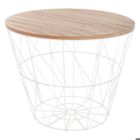 ATMOSPHERA CRÉATEUR D'INTÉRIEUR Table d'appoint "Kumi" blanc D38cm - Atmosphera createur d'interieur