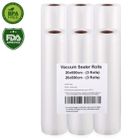 Sacs Sous Vide - ZGEER - Pack de 6 rouleaux 20x500cm et 28x500cm - Sans BPA - Approuvé par la FDA