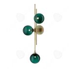 CONFOZEN Applique murale - CONFO® - Luxe postmoderne - Verre - Métal - 4 ampoules E27