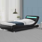 MEUBLER DESIGN Lit Led Design Julio - Noir - 90x190