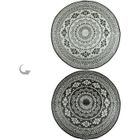 Tapis de jardin rond pour l'extérieur 180 cm - Esschert Design