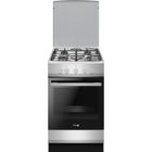 Cuisinière à gaz - FAGOR-FACG202S - 4 foyers - 74 L - 50 x 60 cm - Silver