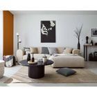 LISA DESIGN Aumance - canapé d'angle droit 4 places - en velours côtelé - Beige