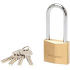 Master Lock 2940EURD Cadenas à Clé Extra Fin En Laiton, Doré, 6,2 X 4 X