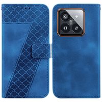 Housse pour Xiaomi 14 Pro 6.73", Etui Protection Premium en Cuir PU Portefeuille, [Ranges Cartes] [Fonction Support]- Bleu 7ZI6