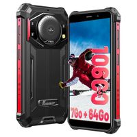 FOSSiBOT F101P Smartphone Robuste 5.45" 4Go + 64Go 24MP 10600mAh MT8788 Octa-core IP68 Android 13 GPS Double SIM 4G - Rouge