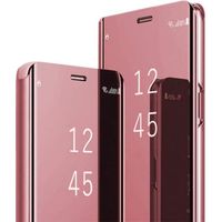 Coque Folio Rabat Miroir Pour Samsung Galaxy S23 FE Couleur Rose Little Boutik©