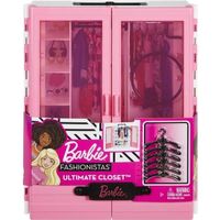 Dressing Barbie Fashionistas - MATTEL - GBK11 - Pour ranger les vêtements et accessoires Barbie - Neuf