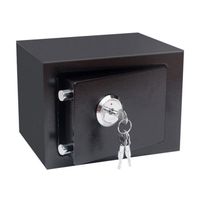 Coffre - fort sécurité - OUKANIG - pour meuble document - noir