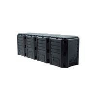 PROSPERPLAST Composteur Compogreen 1600L noir 82,6x261x71,9 cm
