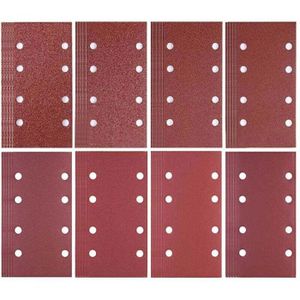 Lot De 50 Papiers Abrasifs Triangulaires – Grain 40, 12 Trous – Pour Ponceuse Delta, Alu