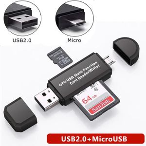 LECTEUR DE CARTE EXT. Micro USB 2.0-OTG-Lecteur de carte Micro SD USB C 