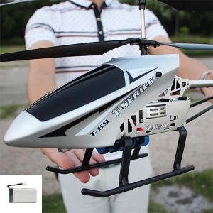 DRONE GRIS - Drone Télécommandé Extra Large De 3,5 Ch 80cm Durable Rc Hélicoptère Jouet De Recharge Drone Modèle Ua
