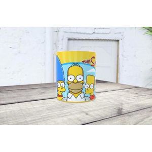 MUG - TASSE - MAZAGRAN Mug Personnalisé Homer, Marge Et Famille.Idéal Pour Tous Les Amateurs De Simpsons.[H5247]