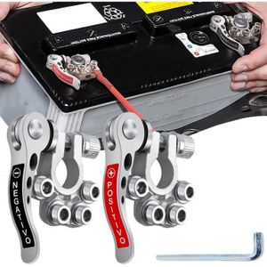 Camions Autobus WOWOSS 2 Pièces Connecteurs de Bornes de Batterie pour Voiture，pour Voitures 1 Paire 