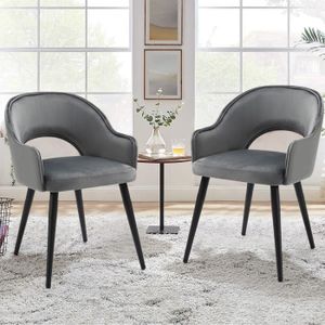 chaise scandinave tissu avec accoudoir cdiscount