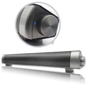 PC Barre de son pour TV enceinte portable 5.0 Bluetooth 5.0 appareils mobiles haut-parleur avec caisson de basses t/él/écommande pour TV cha/îne st/ér/éo avec fil et sans fil pour home cin/éma