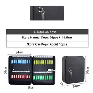Wewoo - Boîte de rangement pour clés murale avec verrou à mot passe en  métal à 4 chiffres (rouge) - Verrou, cadenas, targette - Rue du Commerce