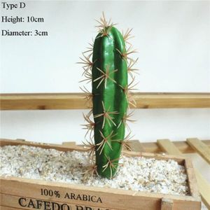 FLEUR ARTIFICIELLE Décoration florale,Plante succulente artificielle cactus plante verte, excellent produit, commerce extérieur, bureau, - Type D