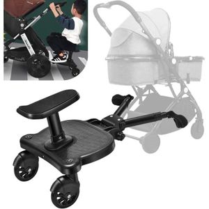 Xverycan Planche de Poussette Universelle Marche Pied Poussette, Pédale  pour Poussette Double avec Siege Amovible, Confort Plateforme Skate pour  2-6 Ans Enfants Jusqu'à 25KG, Noir : : Bébé et Puériculture