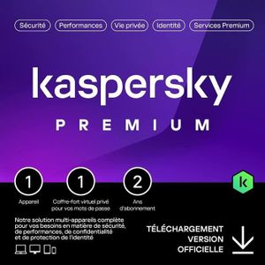ANTIVIRUS Kaspersky Premium (Total Security) 2024 - (1 Poste